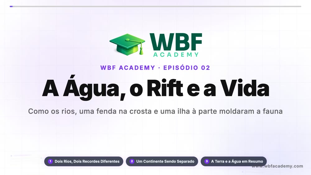 A Água, o Rift e a Vida