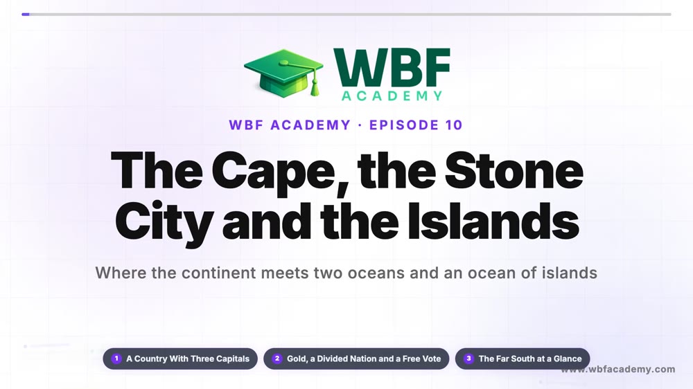 The Cape, the Stone City and the Islands
