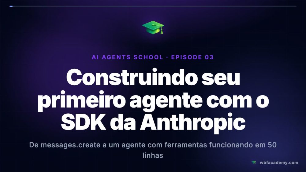 Construindo seu primeiro agente com o SDK da Anthropic