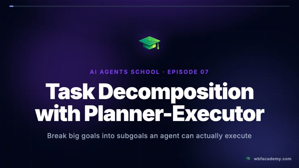 Task Decomposition with Planner-Executor