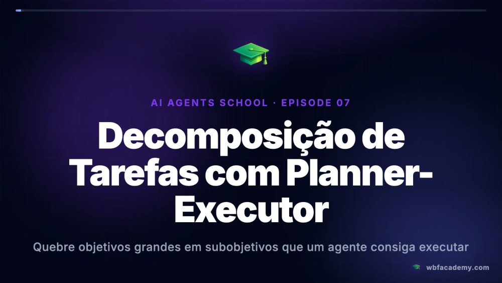 Decomposição de Tarefas com Planner-Executor