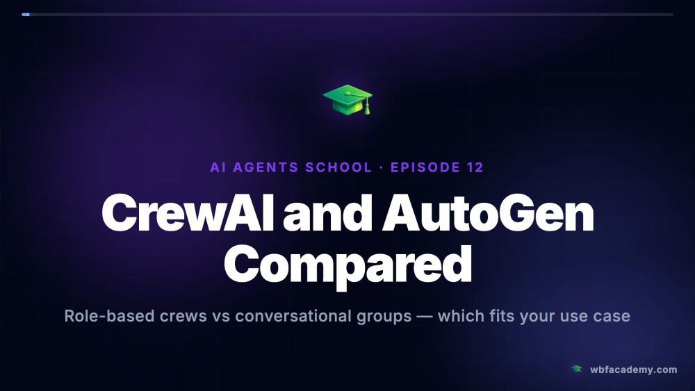 CrewAI and AutoGen Compared
