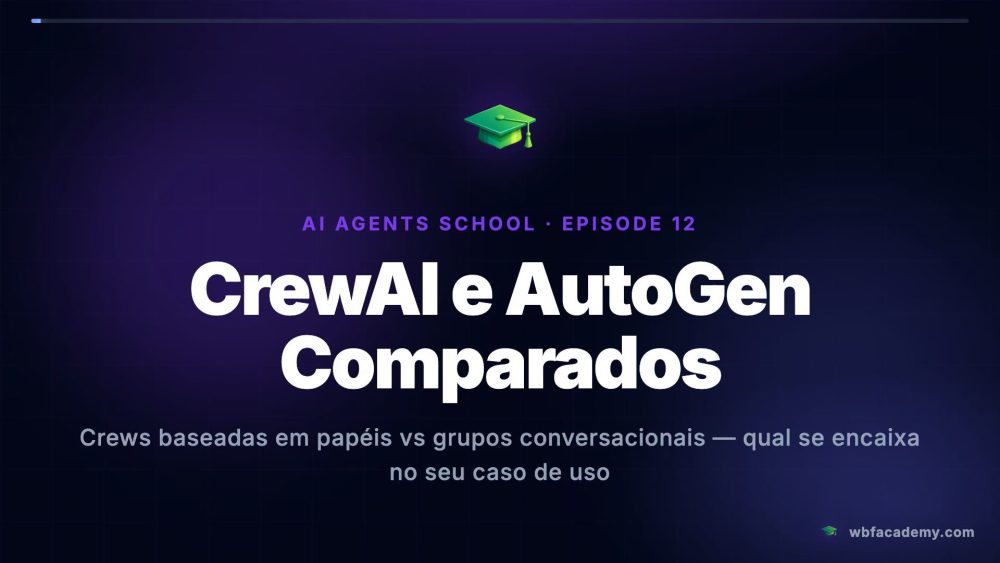 CrewAI e AutoGen Comparados