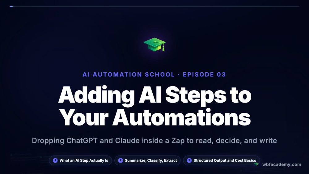 Adding AI Steps to Your Automations