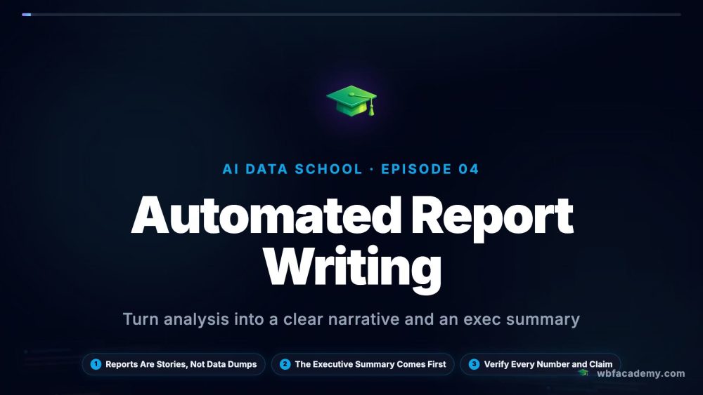 Automated Report Writing