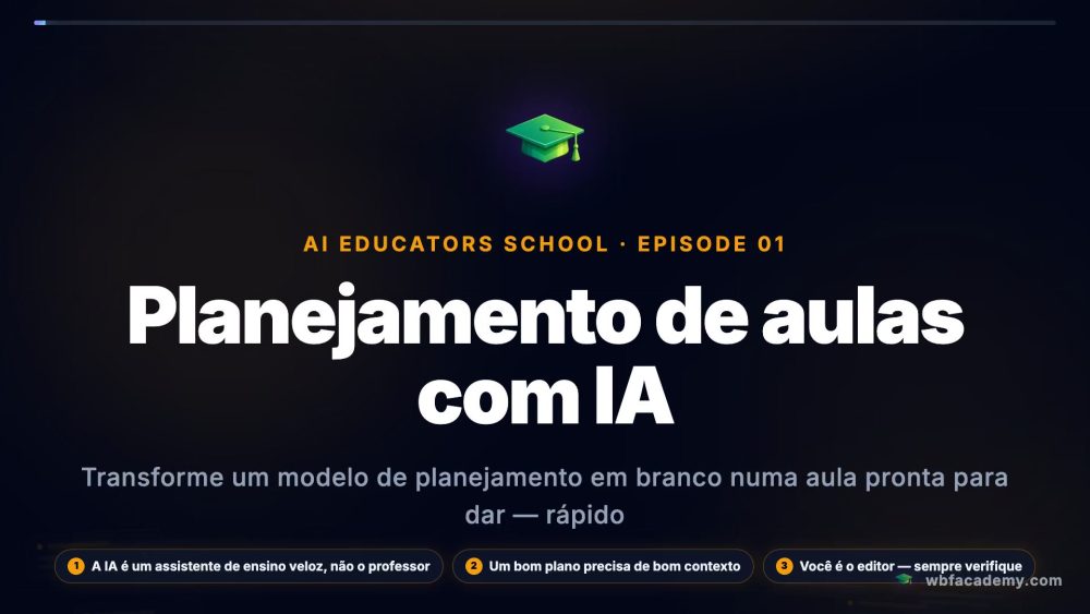 Planejamento de aulas com IA