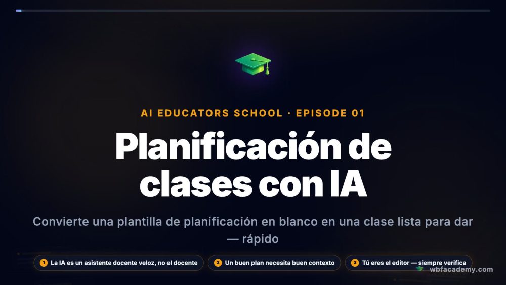 Planificación de clases con IA