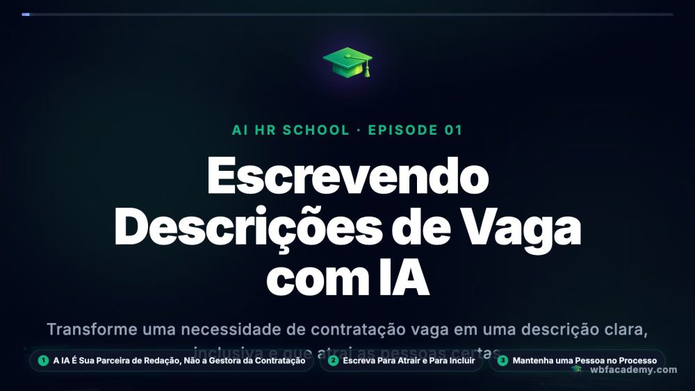 Escrevendo Descrições de Vaga com IA