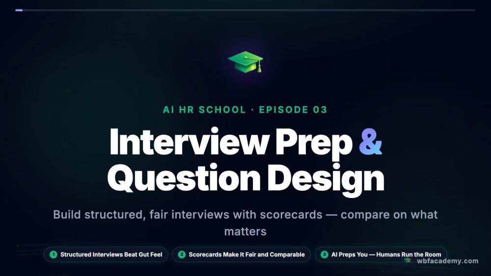 Interview Prep & Question Design