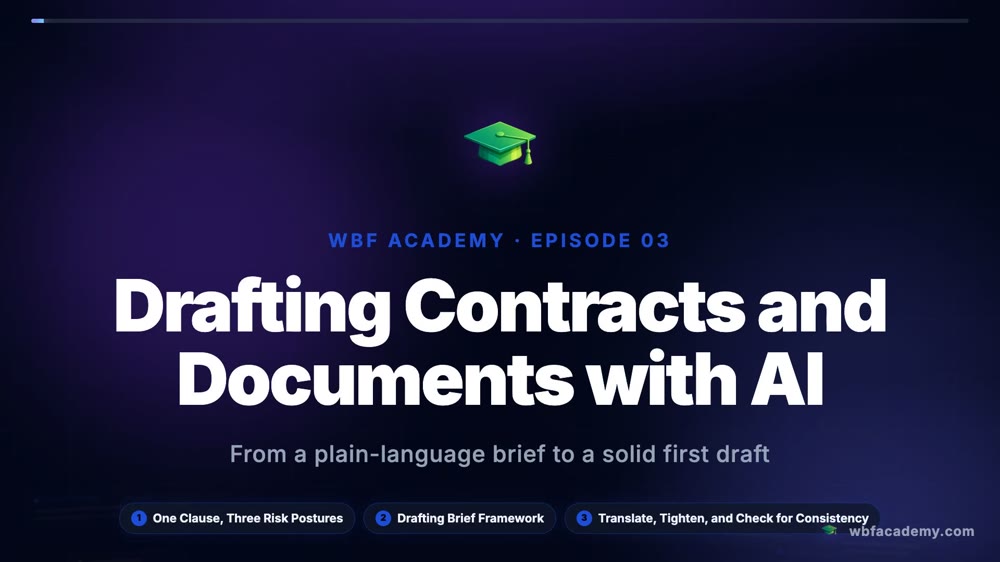 Drafting Contracts and Documents with AI