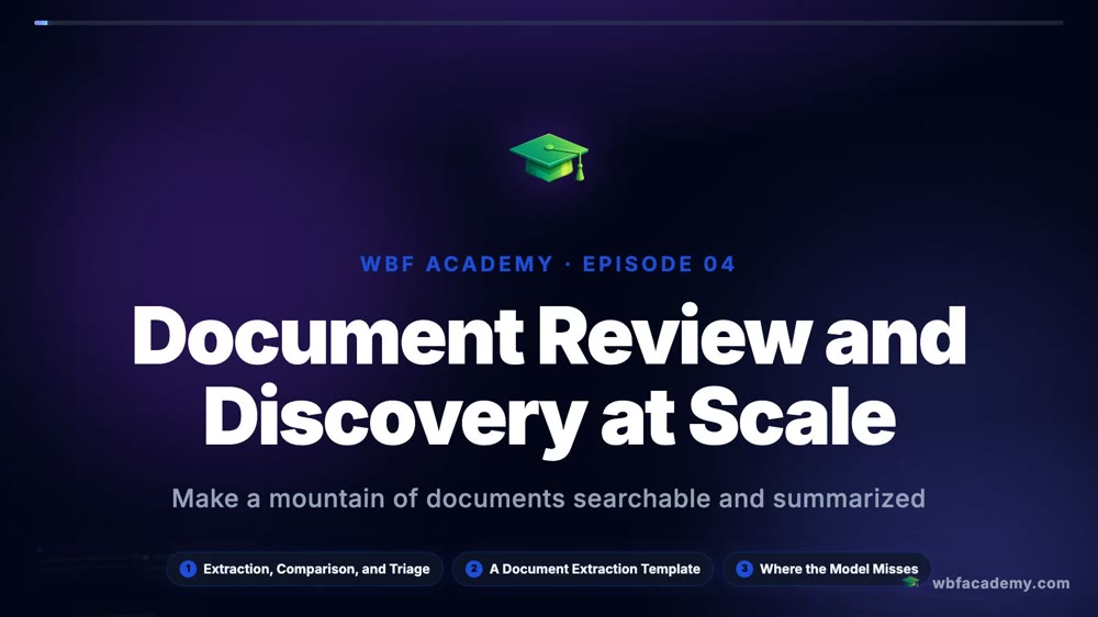 Document Review and Discovery at Scale