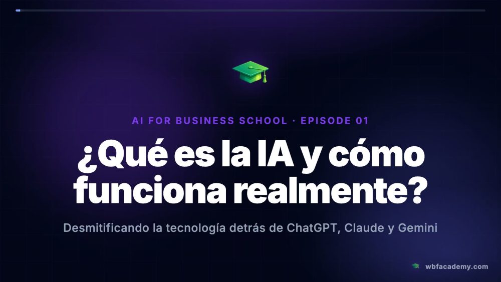 ¿Qué es la IA y cómo funciona realmente?