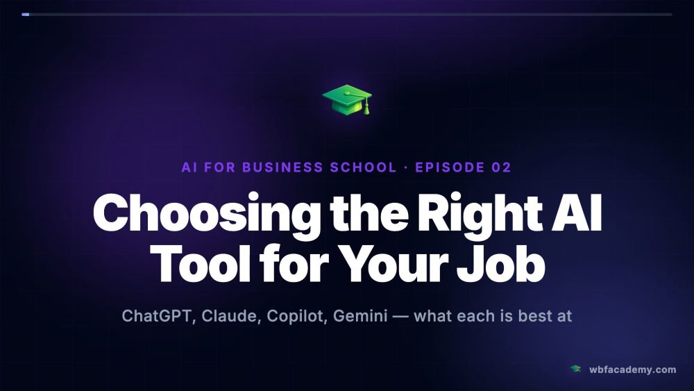 Choosing the Right AI Tool for Your Job
