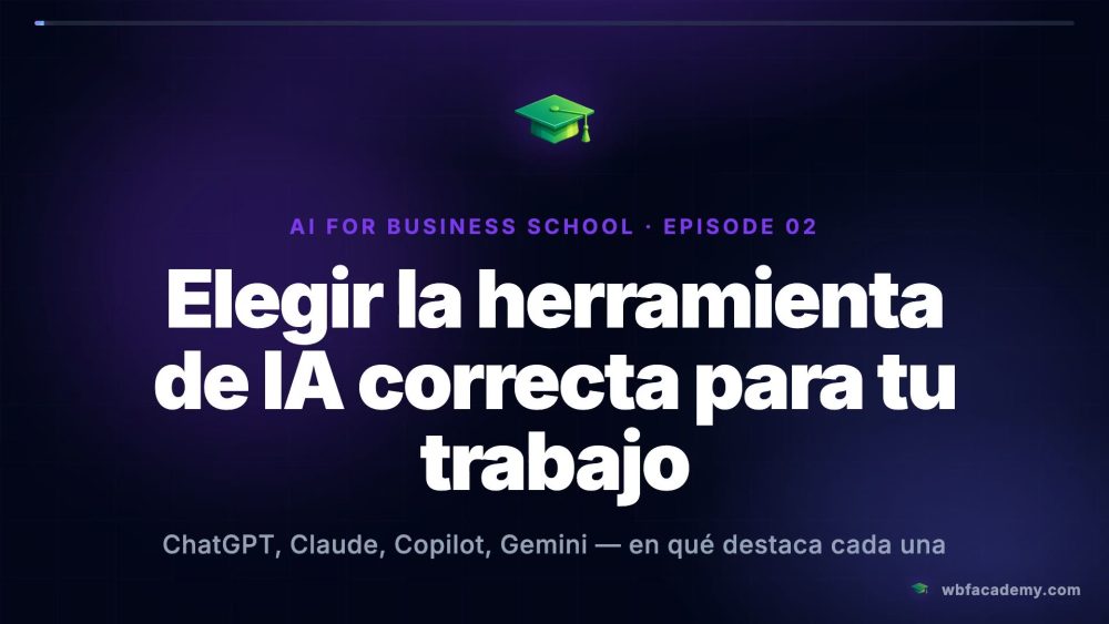 Elegir la herramienta de IA correcta para tu trabajo