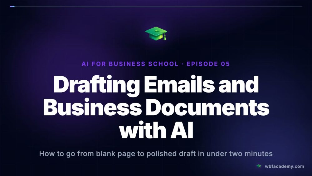 Drafting Emails and Business Documents with AI