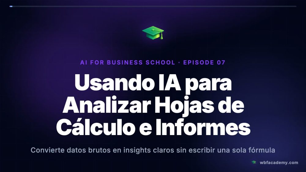 Usando IA para Analizar Hojas de Cálculo e Informes