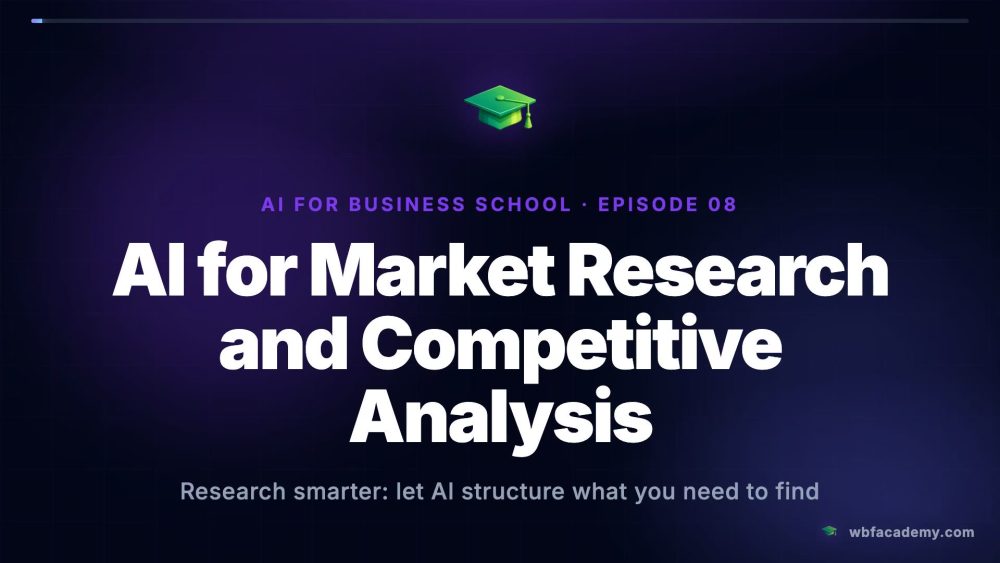 AI for Market Research and Competitive Analysis