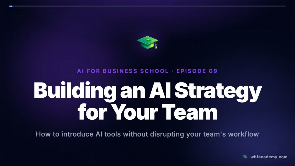 Building an AI Strategy for Your Team