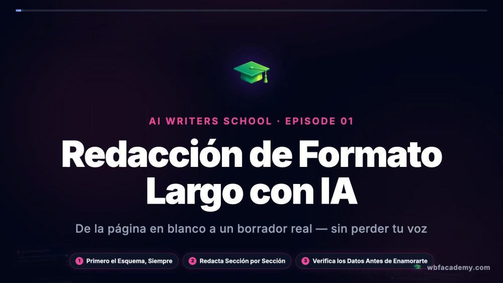 Redacción de Formato Largo con IA