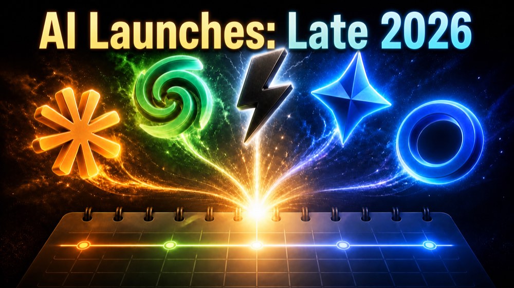 AI Launches: Late 2026