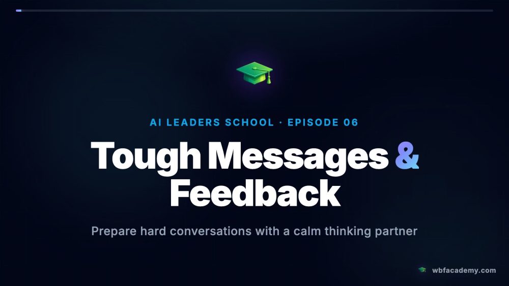 Tough Messages & Feedback