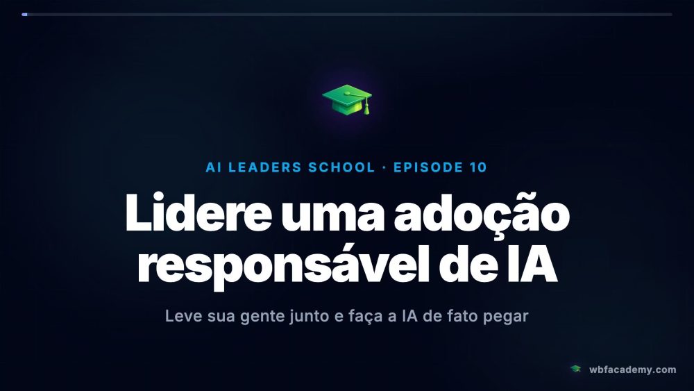 Lidere uma adoção responsável de IA