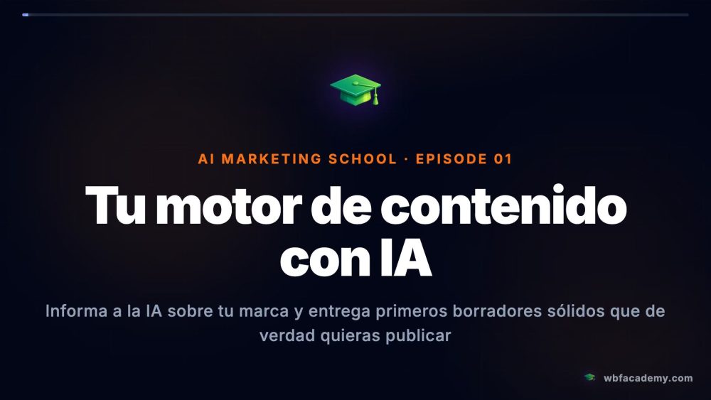 Tu motor de contenido con IA