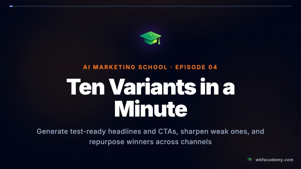 Ten Variants in a Minute