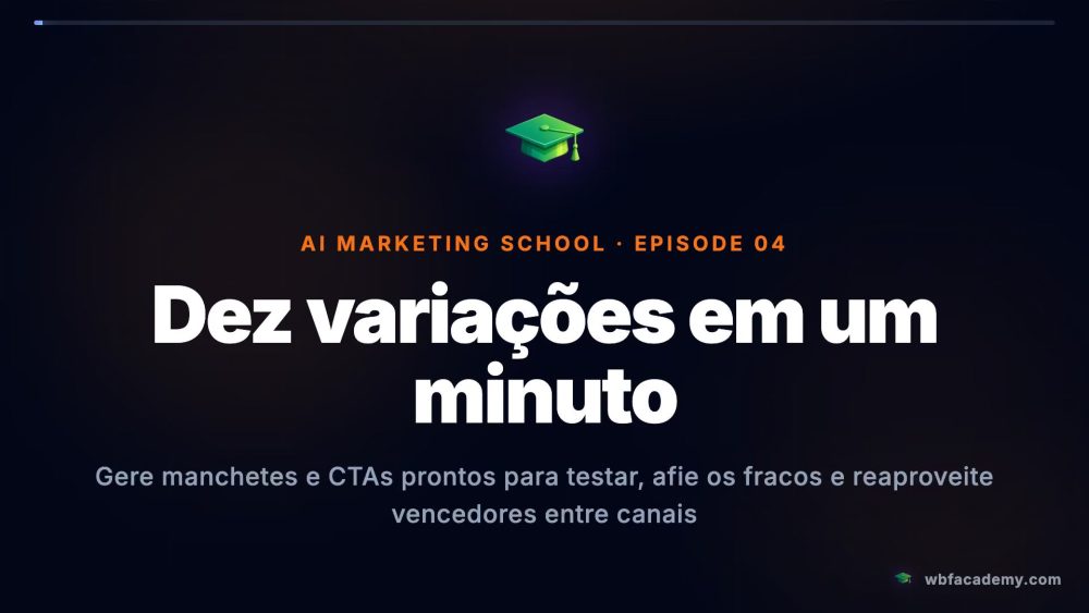 Dez variações em um minuto