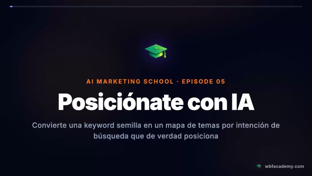 Posiciónate con IA