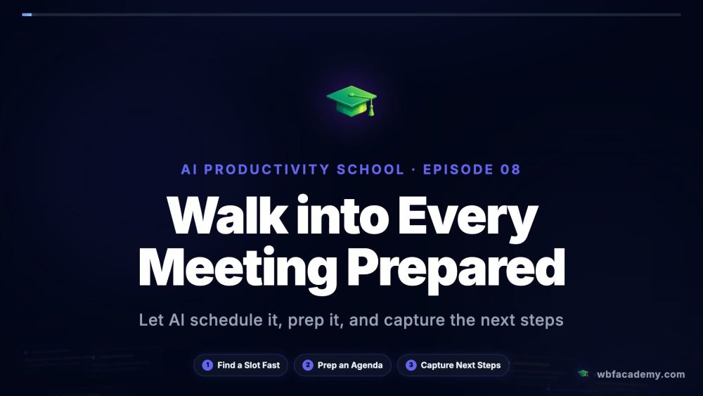 Walk into Every Meeting Prepared