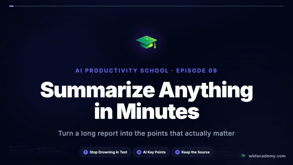 Summarize Anything in Minutes