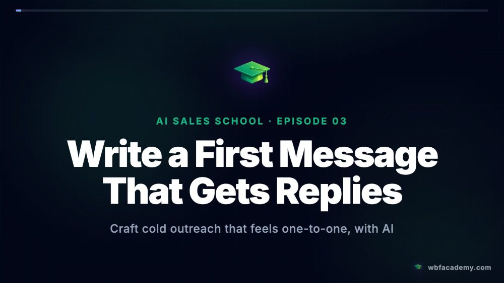 Write a First Message That Gets Replies