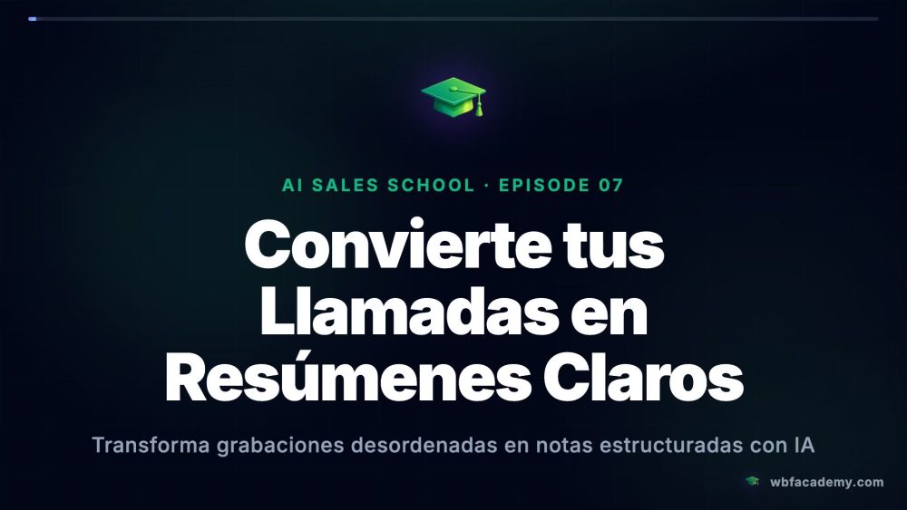Convierte tus Llamadas en Resúmenes Claros