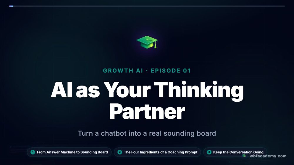 AI as Your Thinking Partner