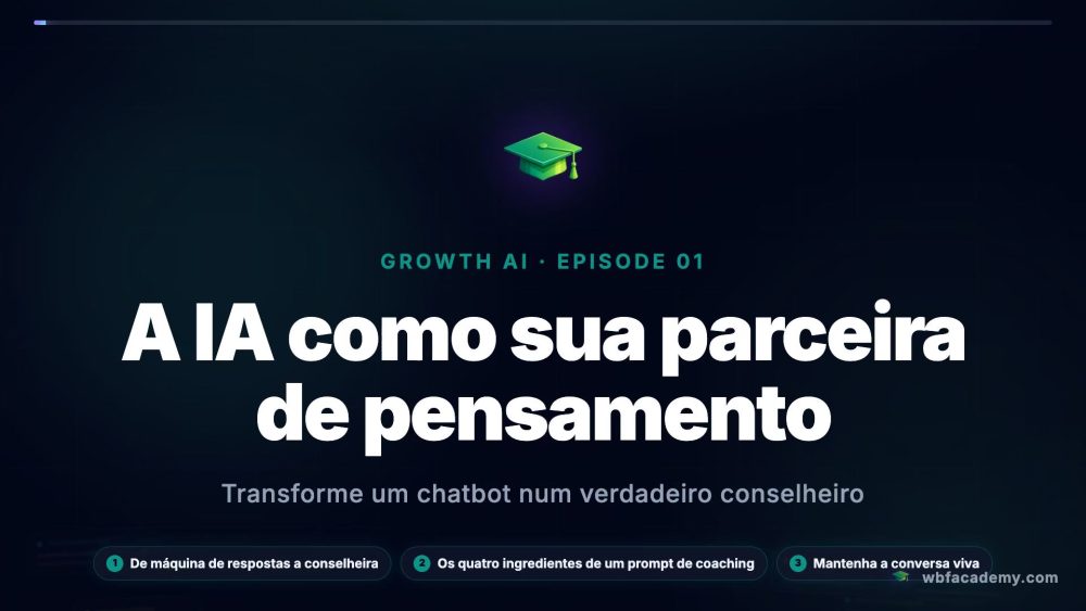 A IA como sua parceira de pensamento