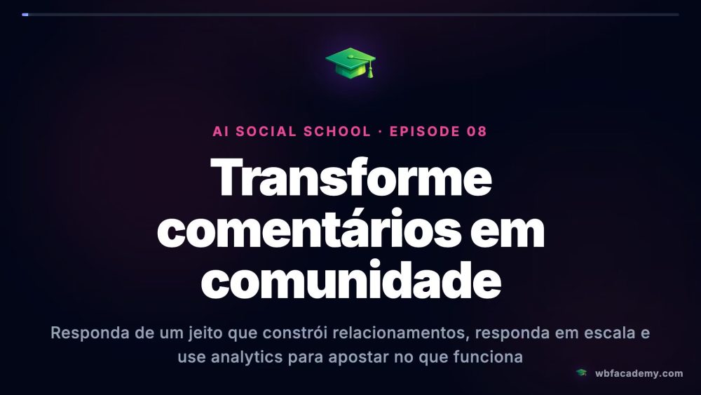 Transforme comentários em comunidade