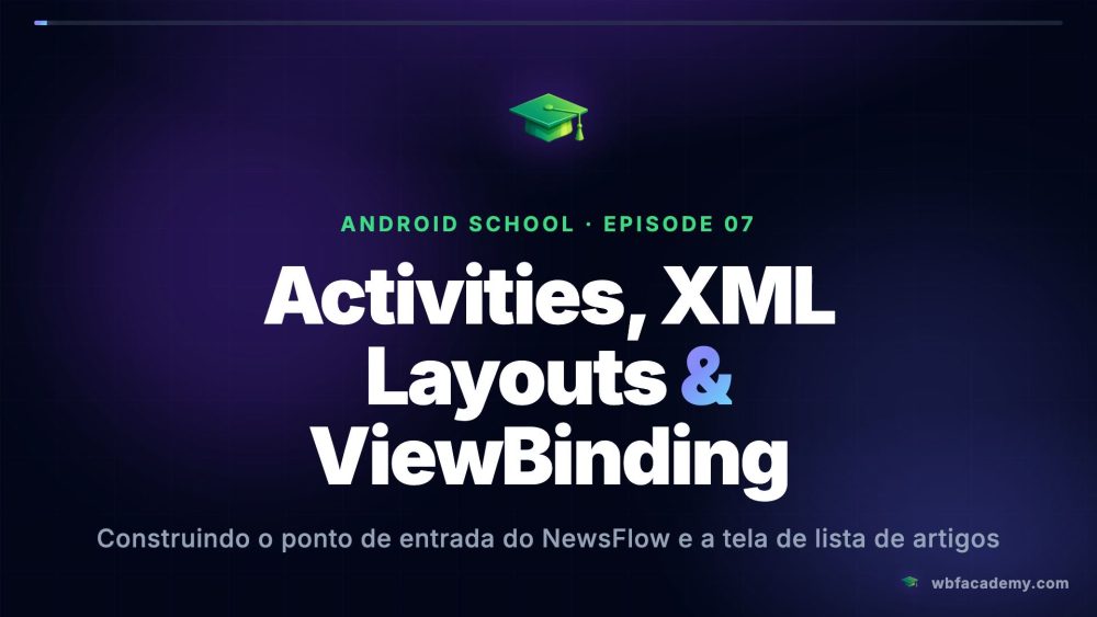 Activities, XML Layouts & ViewBinding