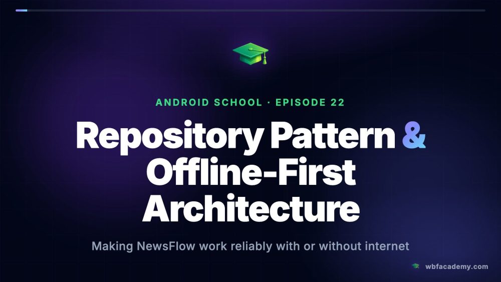 Repository Pattern & Offline-First Architecture