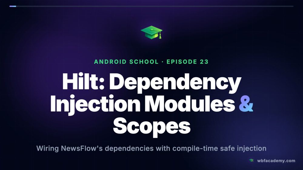 Hilt: Dependency Injection Modules & Scopes