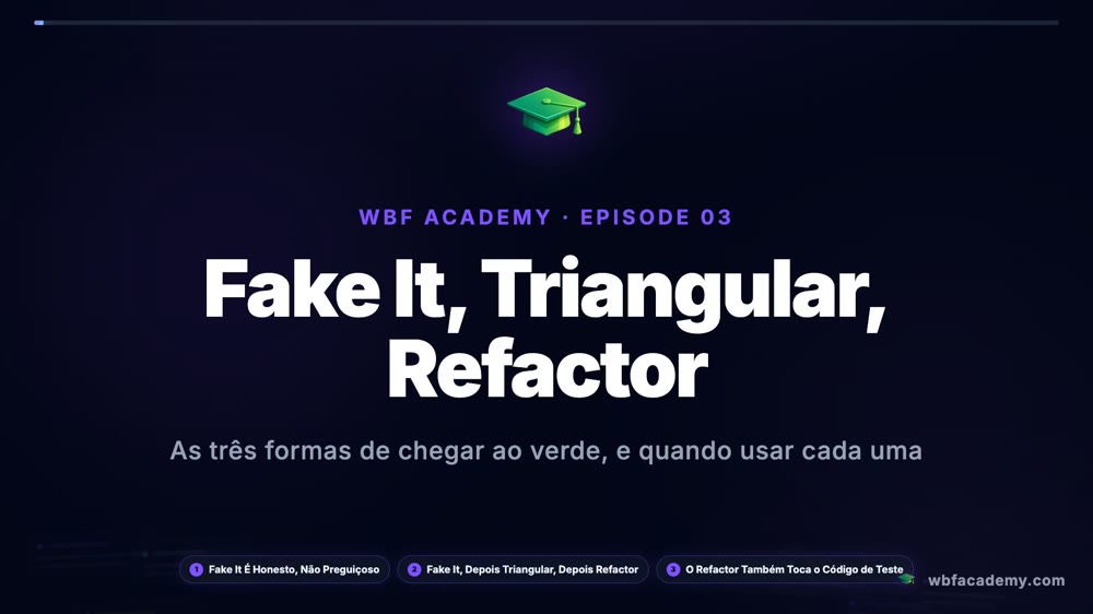 Fake It, Triangular, Refactor