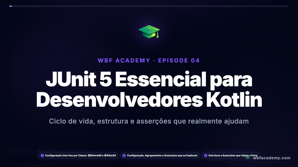 JUnit 5 Essencial para Desenvolvedores Kotlin