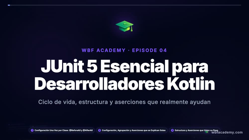 JUnit 5 Esencial para Desarrolladores Kotlin