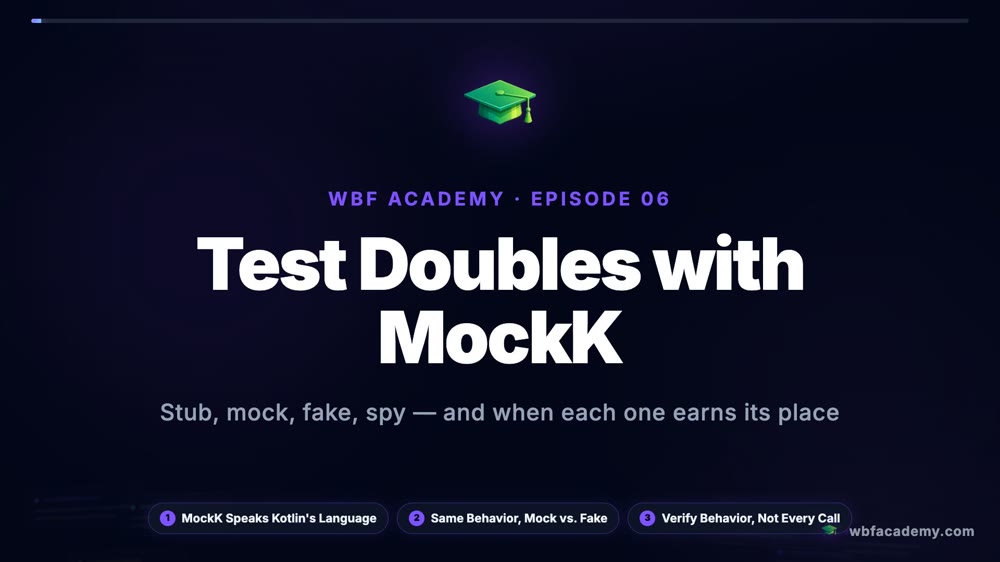 Test Doubles with MockK