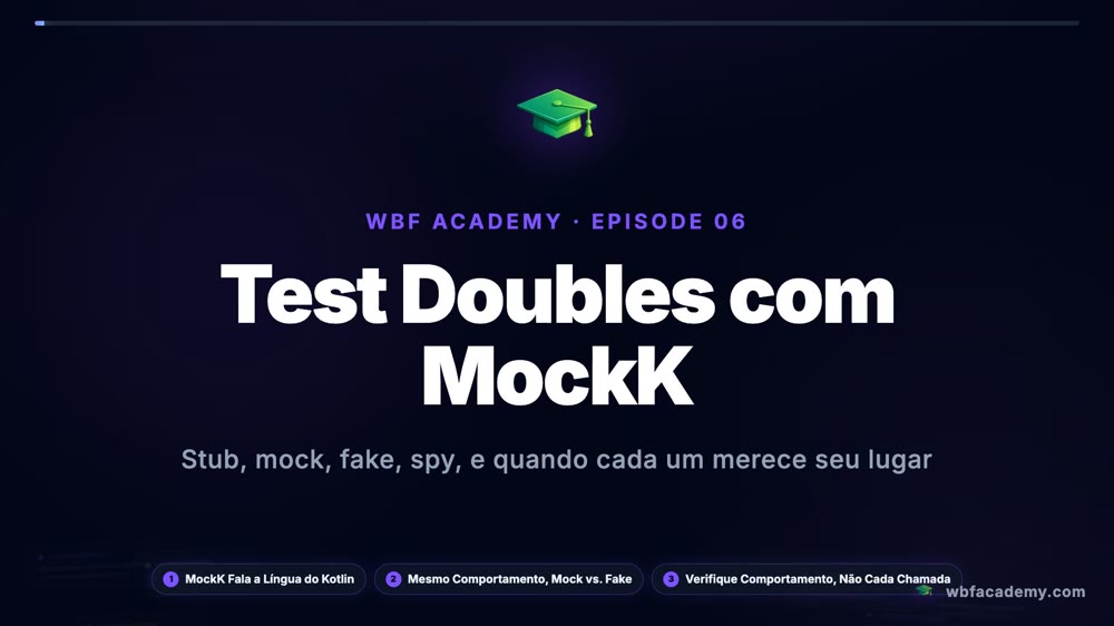 Test Doubles com MockK