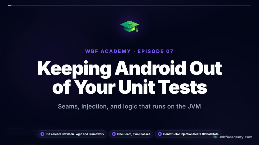 Keeping Android Out of Your Unit Tests