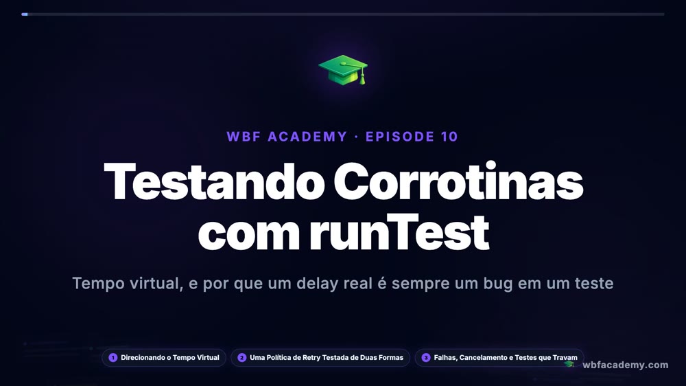Testando Corrotinas com runTest