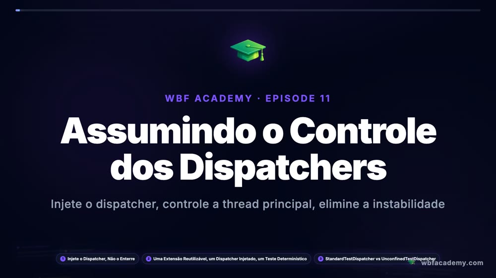 Assumindo o Controle dos Dispatchers
