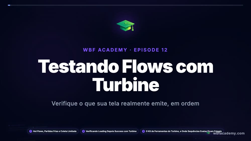 Testando Flows com Turbine