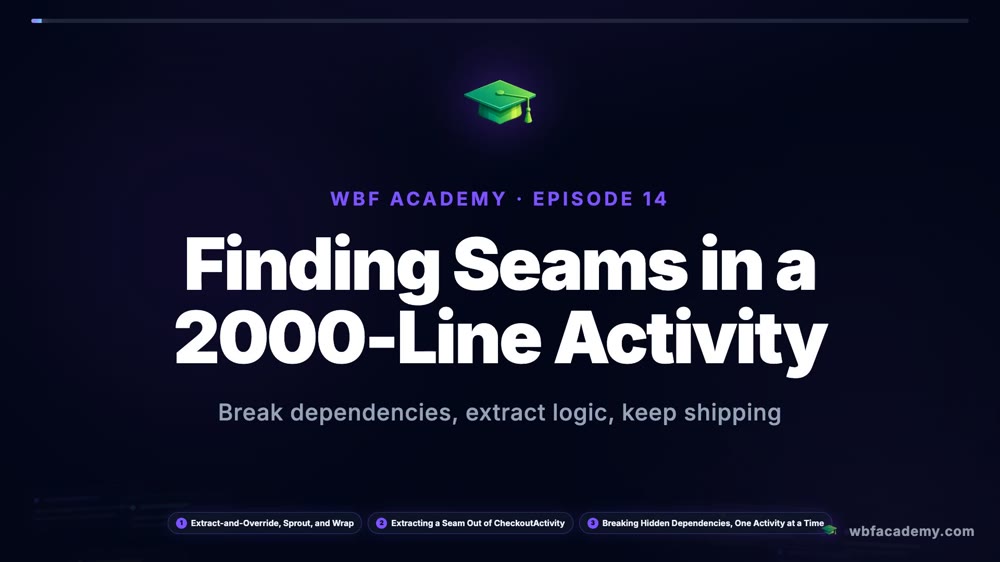 Finding Seams in a 2000-Line Activity
